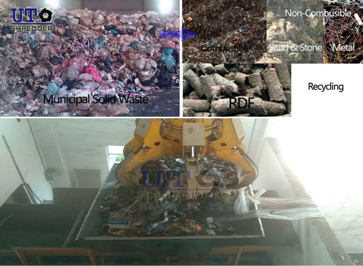 Municipal Solid Waste Crushing & Sorting & RDF system