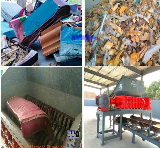 Bulky Waste Furniture Crushing & Sorting processing system