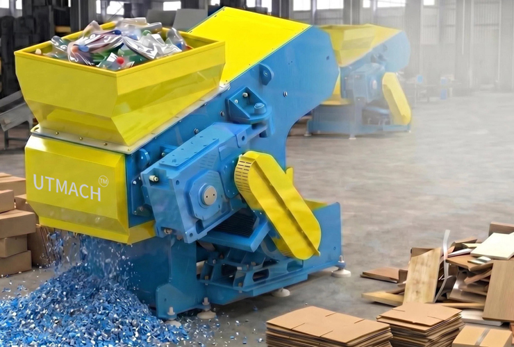 Why choose a UTMACH single shaft shredder for waste management?