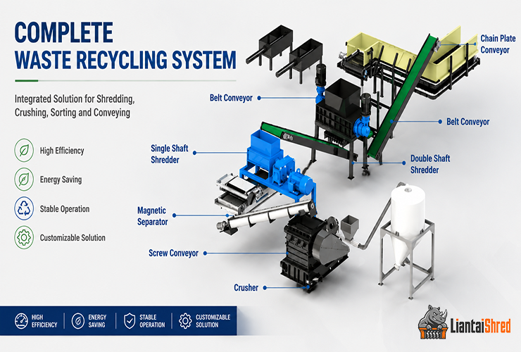 Tire Recycling Solution——Efficient Rubber Crushing and Resource Recovery System