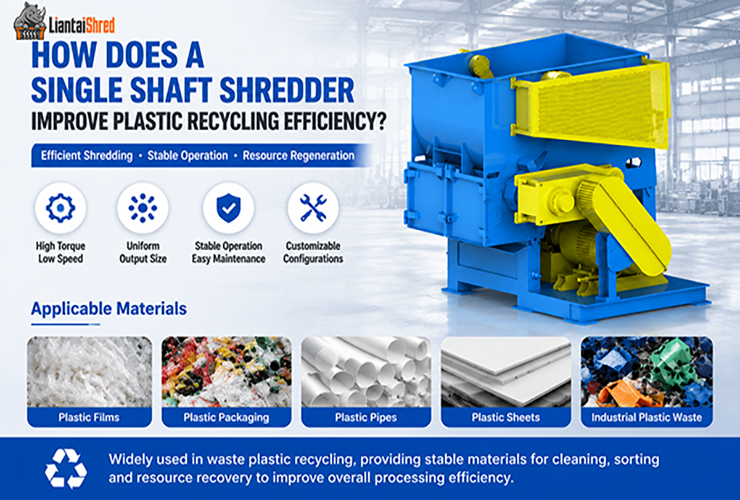 How Does a Single Shaft Shredder Improve Plastic Recycling Efficiency?