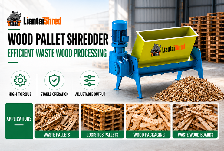 How Does a Wood Pallet Shredder Improve Waste Wooden Pallet Recycling Efficiency?